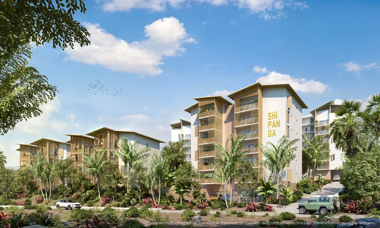 Rendu du projet immobilier Shipanga à Hamouro