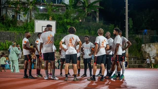 Équipe PARKING soutenue par GAP SECURITY · tournoi de handball du Ramadan à Sada (Mayotte)