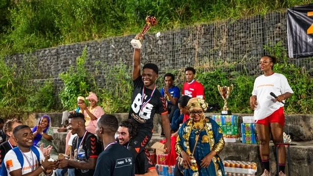 Équipe PARKING soutenue par GAP SECURITY · tournoi de handball du Ramadan à Sada (Mayotte)