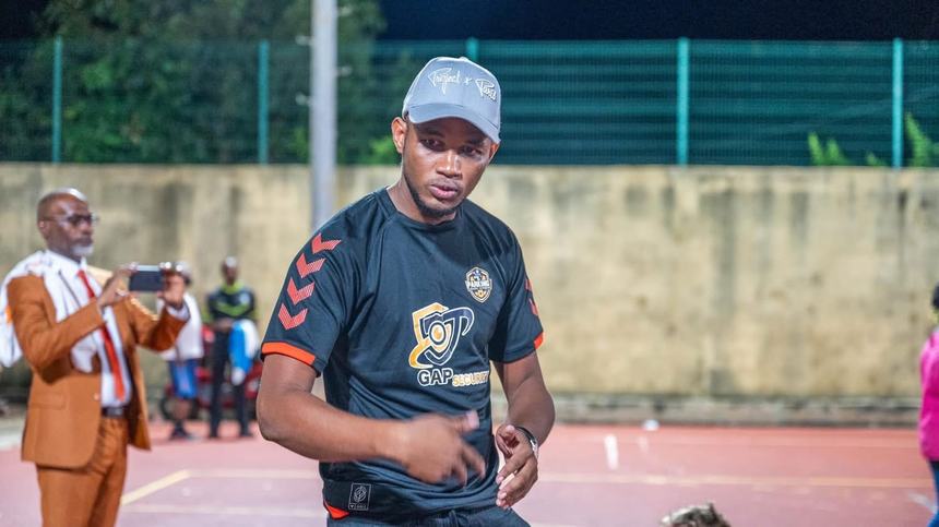 Équipe PARKING soutenue par GAP SECURITY · tournoi de handball du Ramadan à Sada (Mayotte)